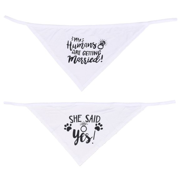 Other - New set of 2 pet bandana for engagement / wedding for dog / cat